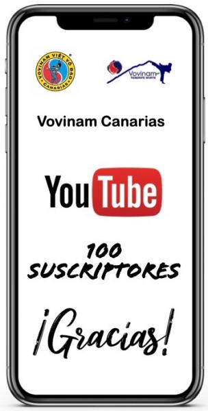 Vovinam Canarias alcanza los 100 suscriptores en su canal de YouTube